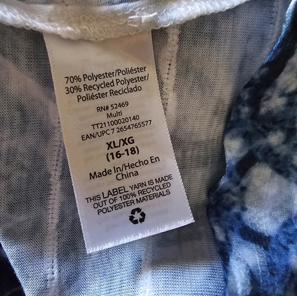 Time and Tru Blouse XL (16-18) NWOT - Picture 6 of 7
